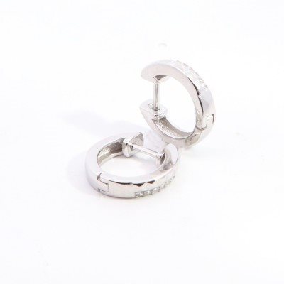 Orecchini Domar Gioielli Orecchino cerchio argento 925 con zirconia cubica in Argento Cubic Zirconia EZB114056 - EZB114056